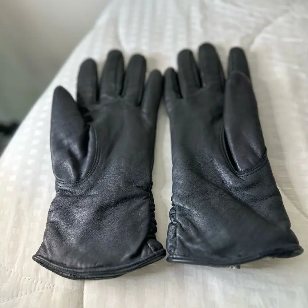 Wilsons Leather Womens Thinsulate Lined Touchpoint Leather Glove Black Small